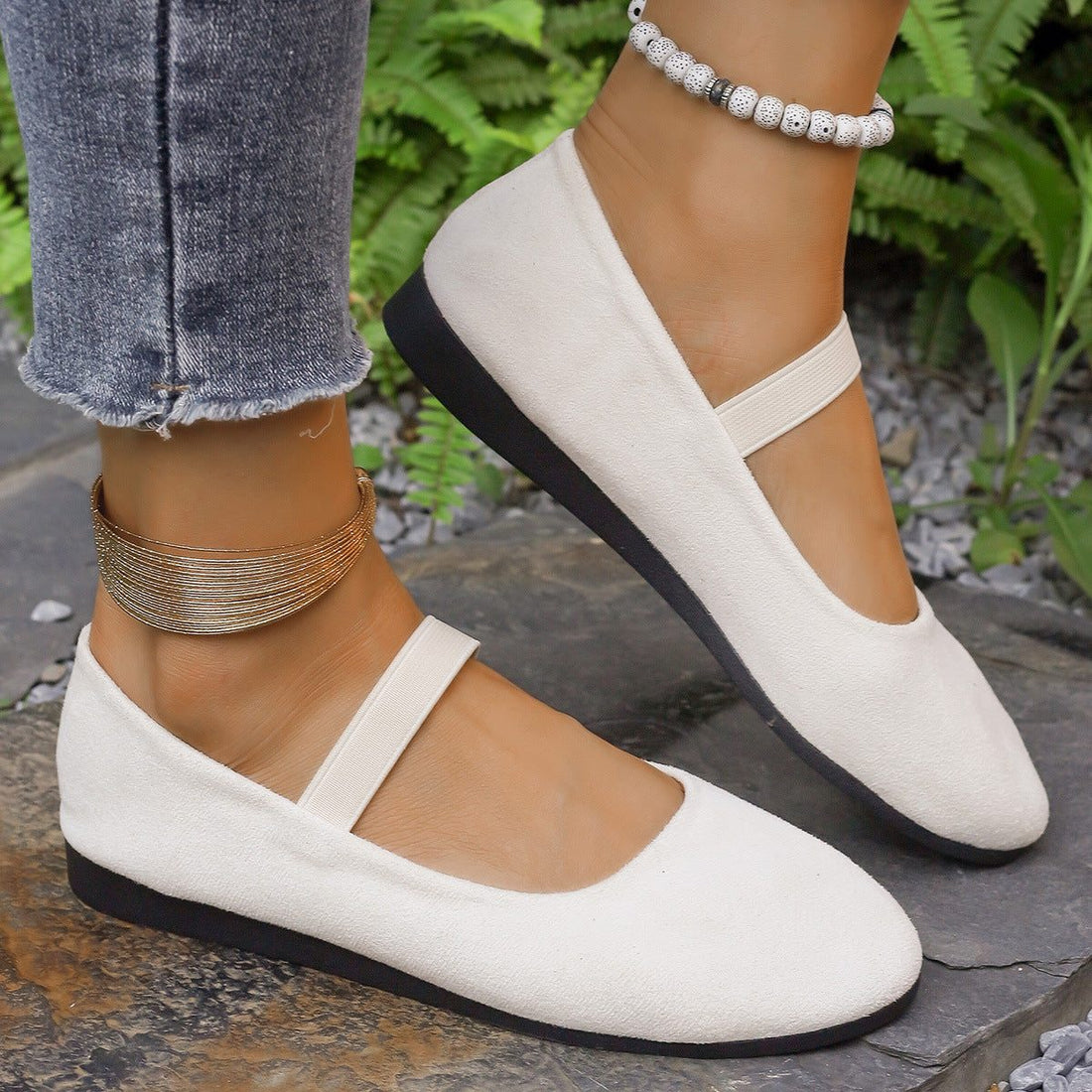 Ballerines à Bride Réglable pour Femme