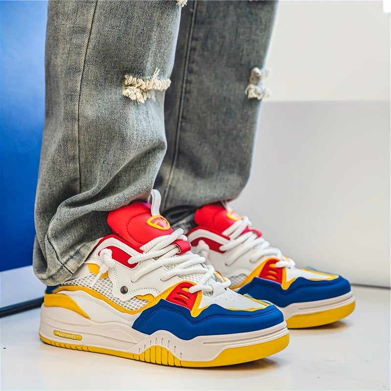 Baskets à Lacets avec Semelle Renforcée pour Homme - Multicolore