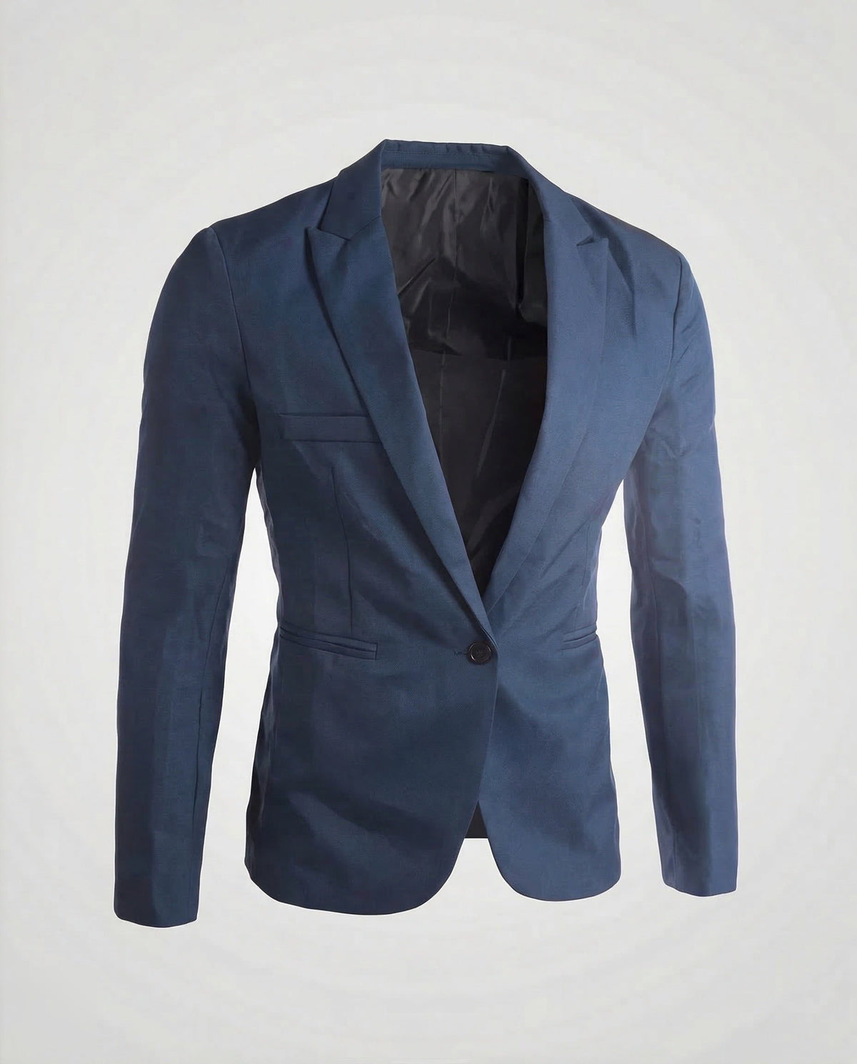 Blazer Coupe Slim en Lin pour Homme - Bleu saphir