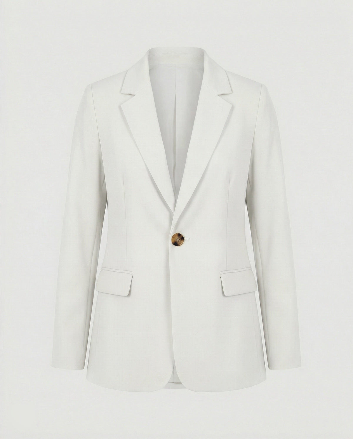 Blazer Croisé à Boutonnage pour Femme - Blanc