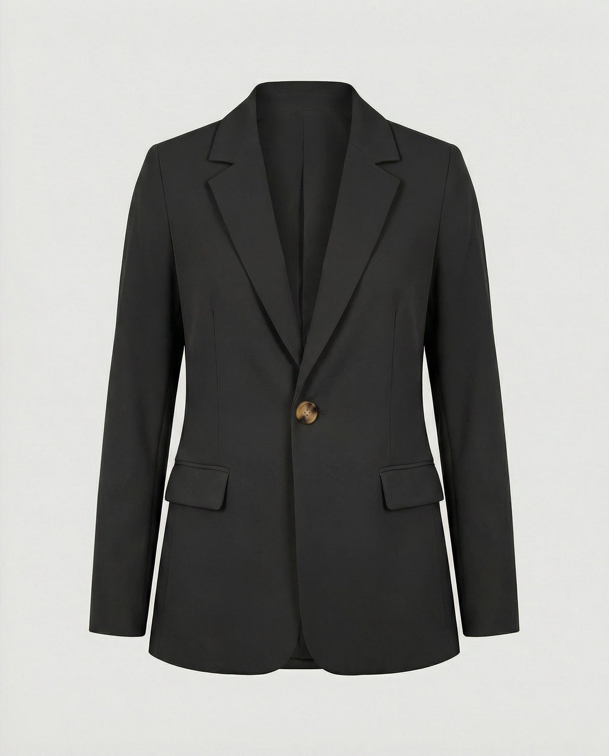 Blazer Croisé à Boutonnage pour Femme - Noir