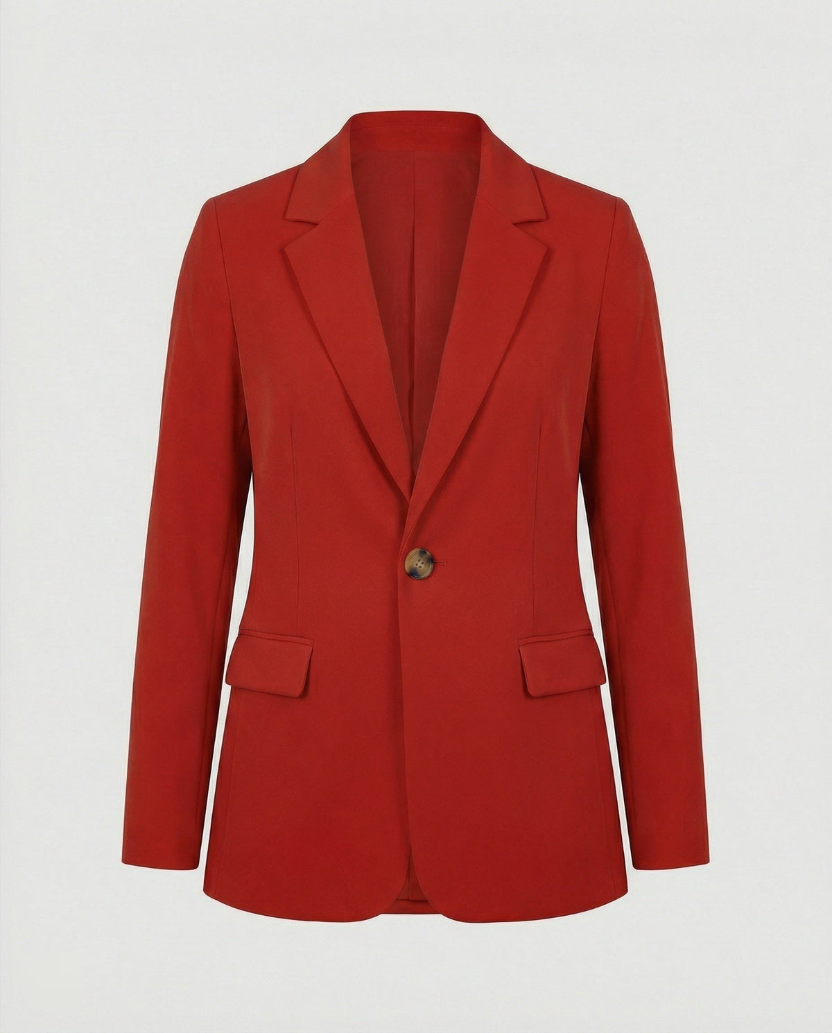 Blazer Croisé à Boutonnage pour Femme - Rouge