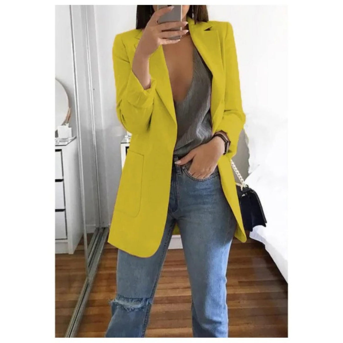 Blazer Long Oversize pour Femme