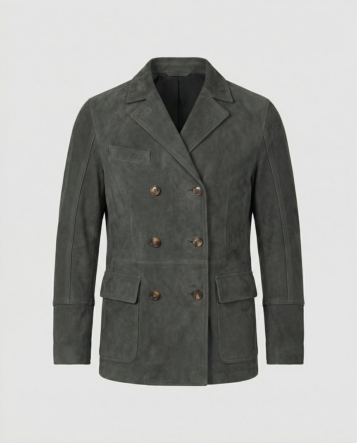 Blazer Revers Boutonnage Double pour Homme - View 3