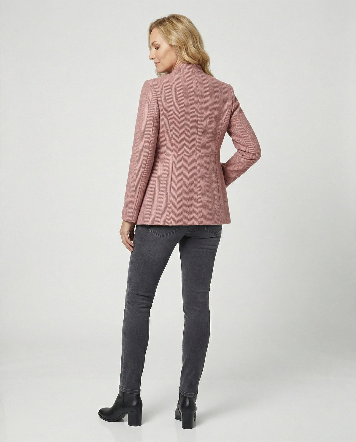 Blazer Structuré avec Revers pour Femme - View 3