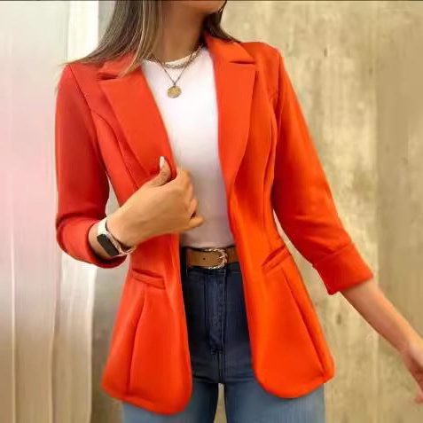 Blazer Taillé avec Poches pour Femme - View 7