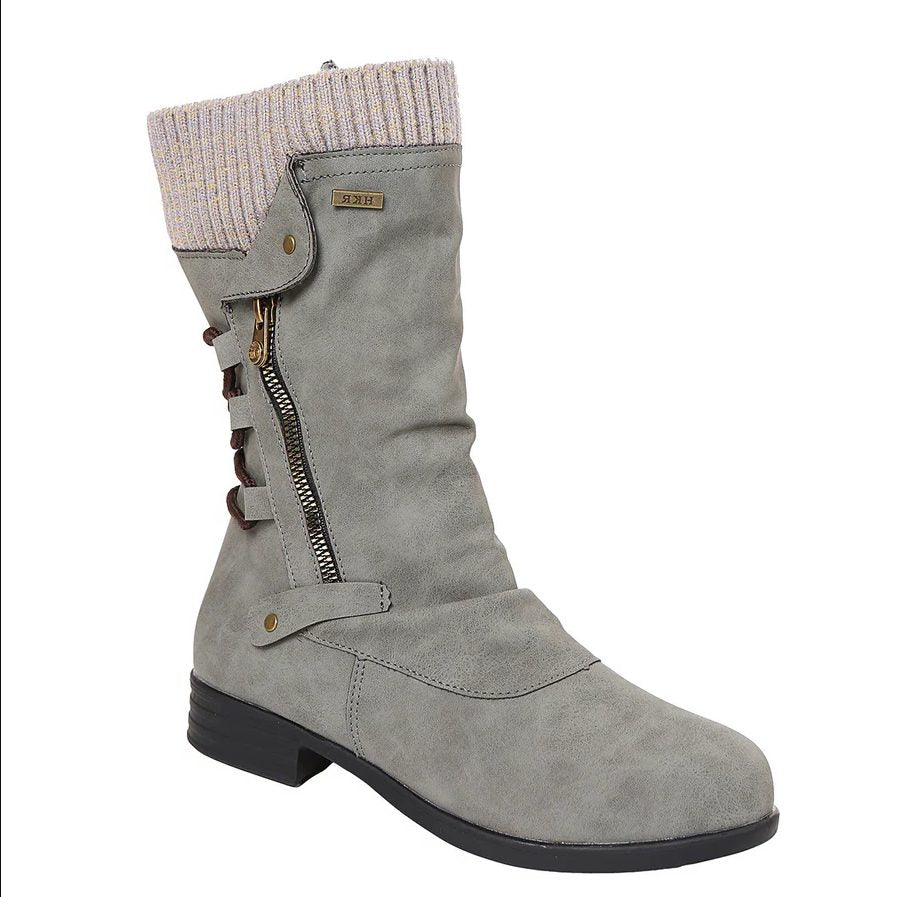 Bottes Fourrées Lacées pour Femme - View 3