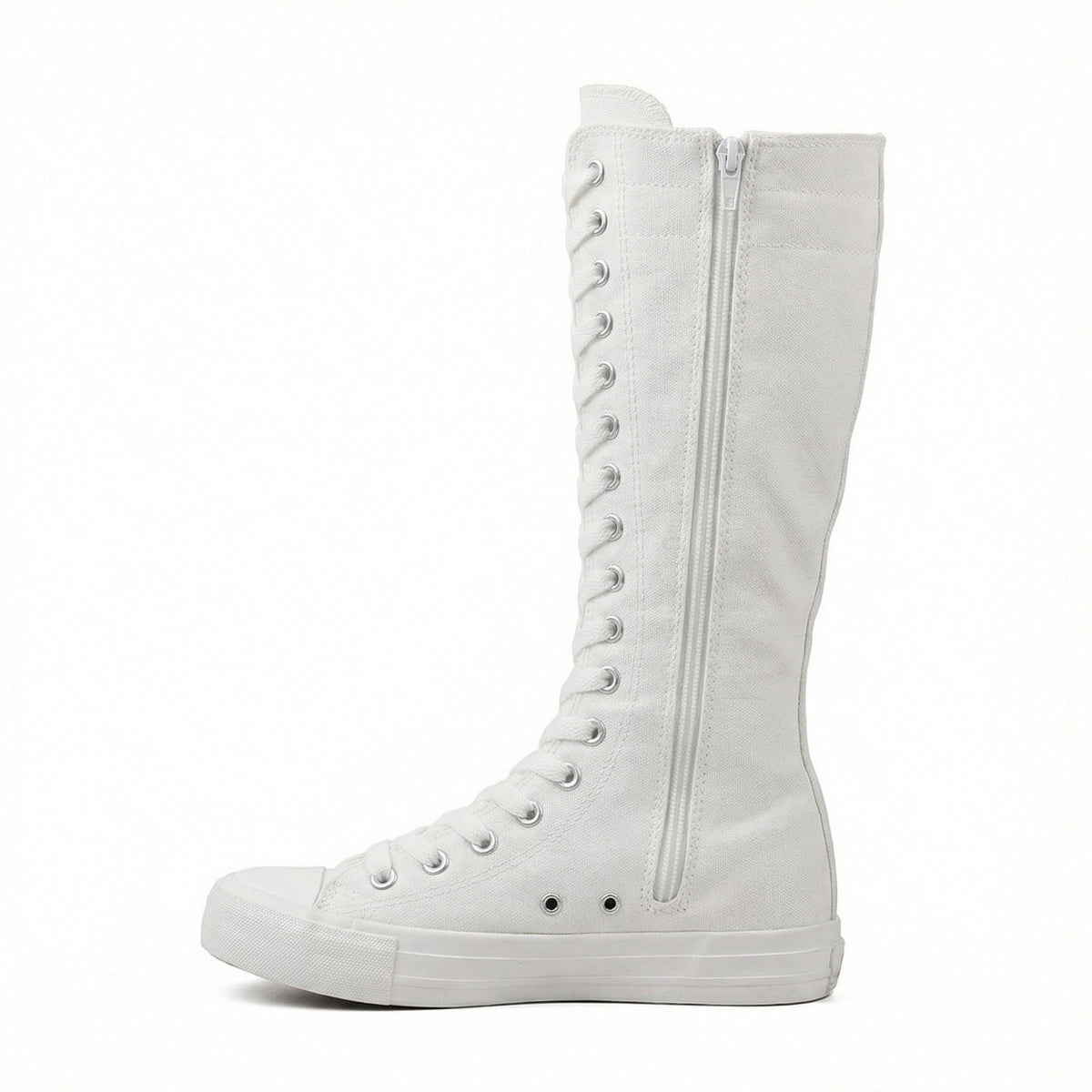 Bottes Lacées à Talon Bloc pour Femme - View 2