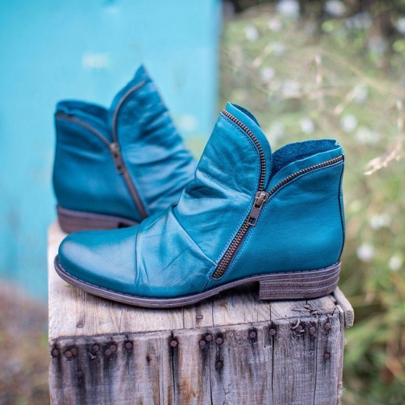 Bottines à Fermeture Éclair pour Femme