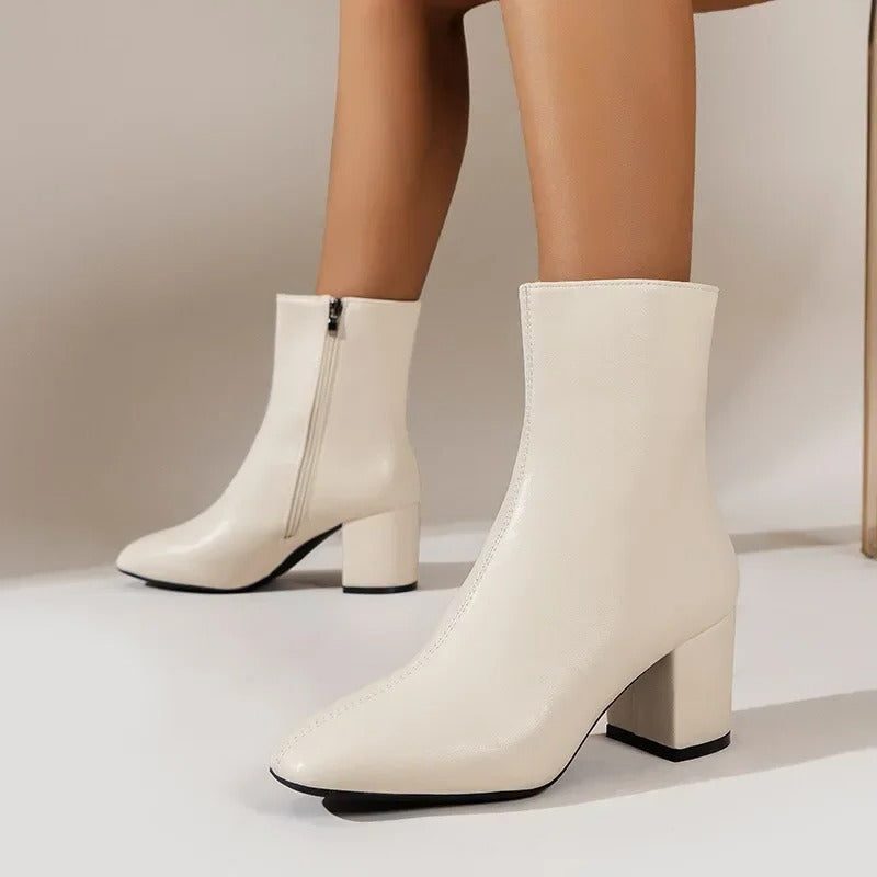 Bottines à Talon Bloc pour Femme - View 3