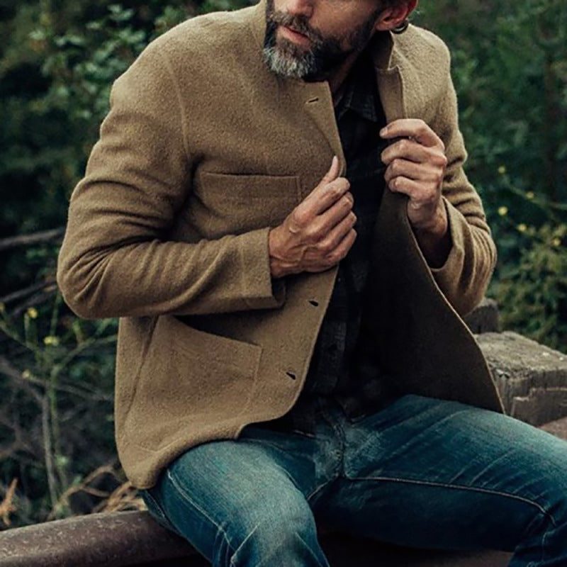 Cardigan Boutonné à Manches Longues pour Homme - View 2