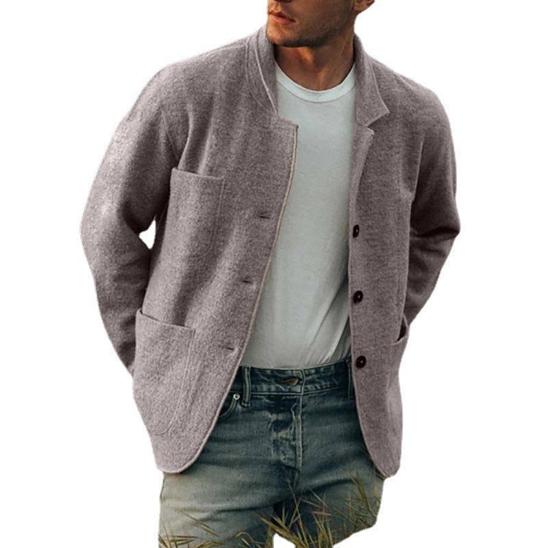 Cardigan Boutonné à Manches Longues pour Homme - View 4