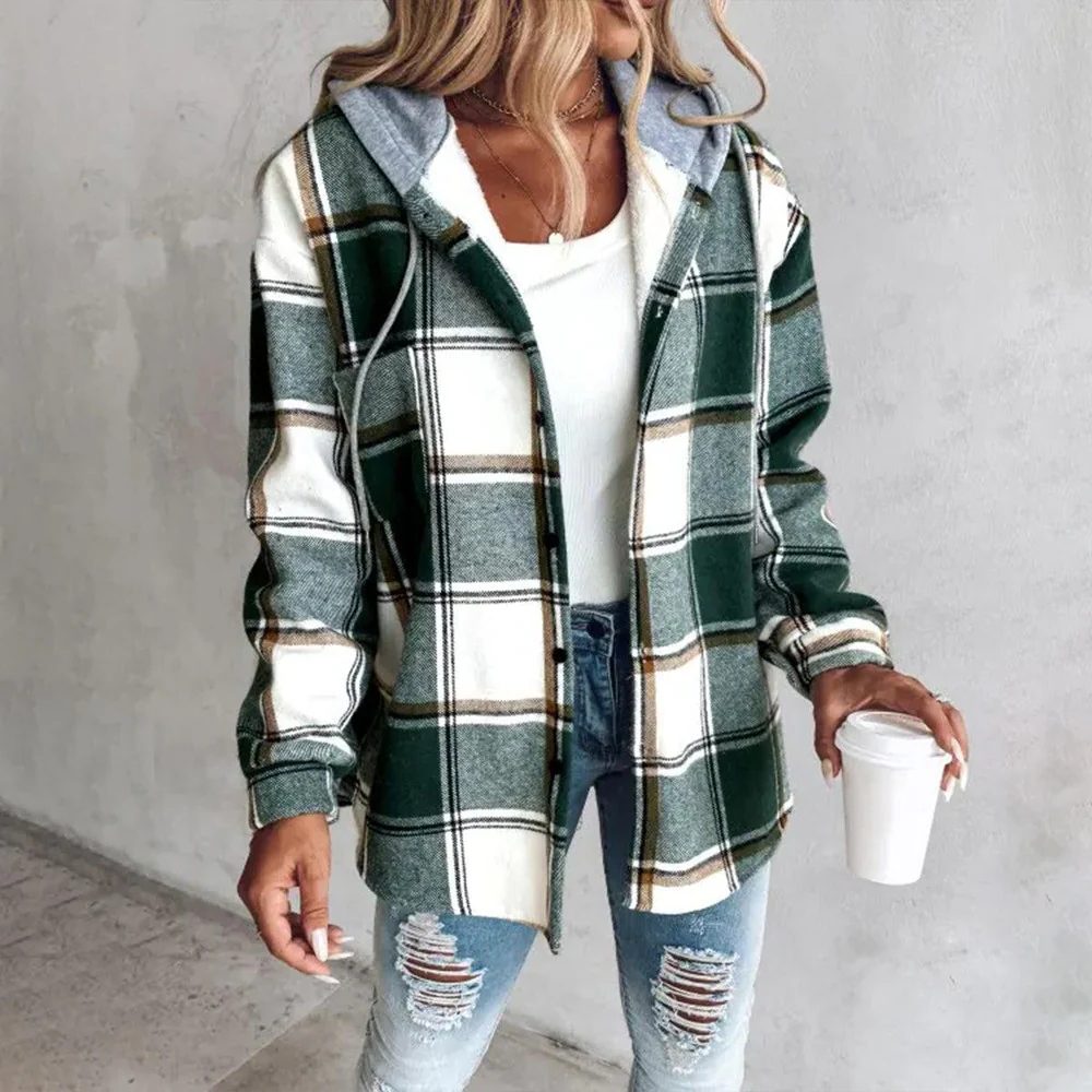 Cardigan à Rayures Oversize avec Fermeture Éclair pour Femme