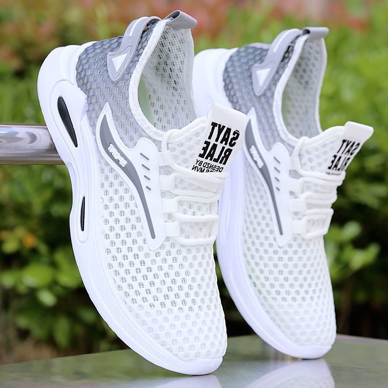 Chaussures de Course à Maille Aérée avec Semelle Flexible pour Homme