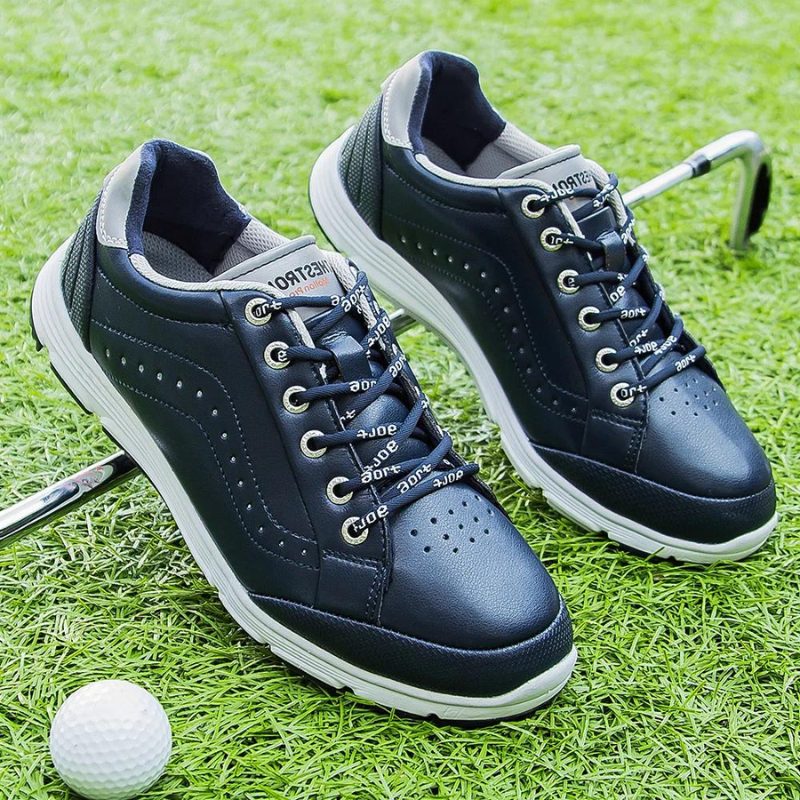 Chaussures de Golf à Lacets avec Crampons pour Homme - View 12