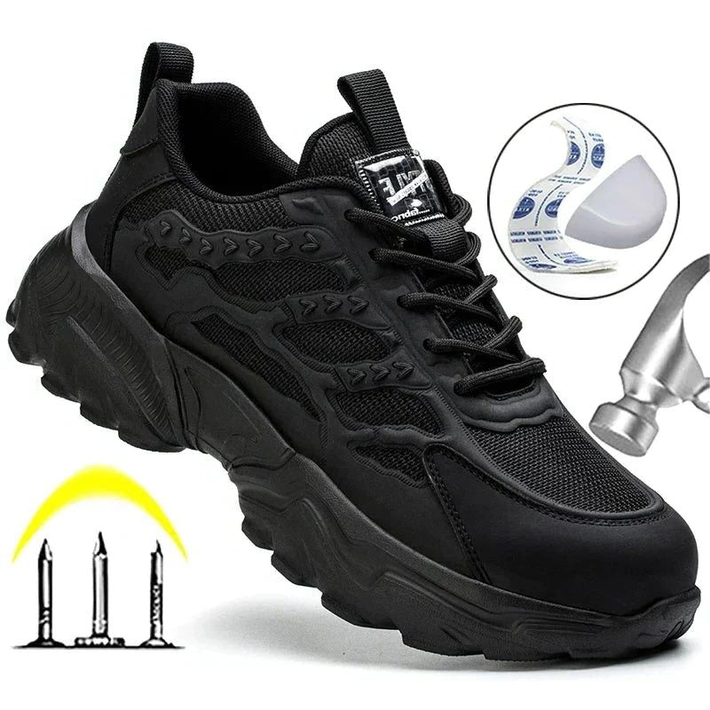 Chaussures de Sécurité à Lacets avec Embout Renforcé pour Homme - View 2
