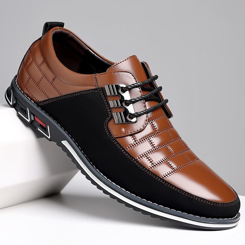 Chaussures à Lacets Cuir pour Homme - Marron