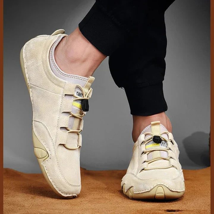 Chaussures à Lacets en Cuir Véritable pour Homme
