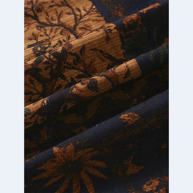 Chemise à Manches Courtes Motif Fleuri pour Homme - View 4