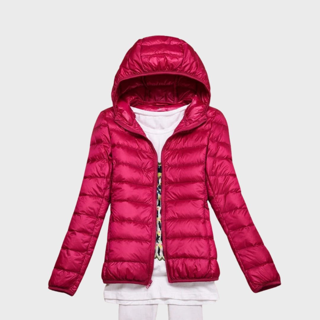 Doudoune à Capuche Zippée pour Femme