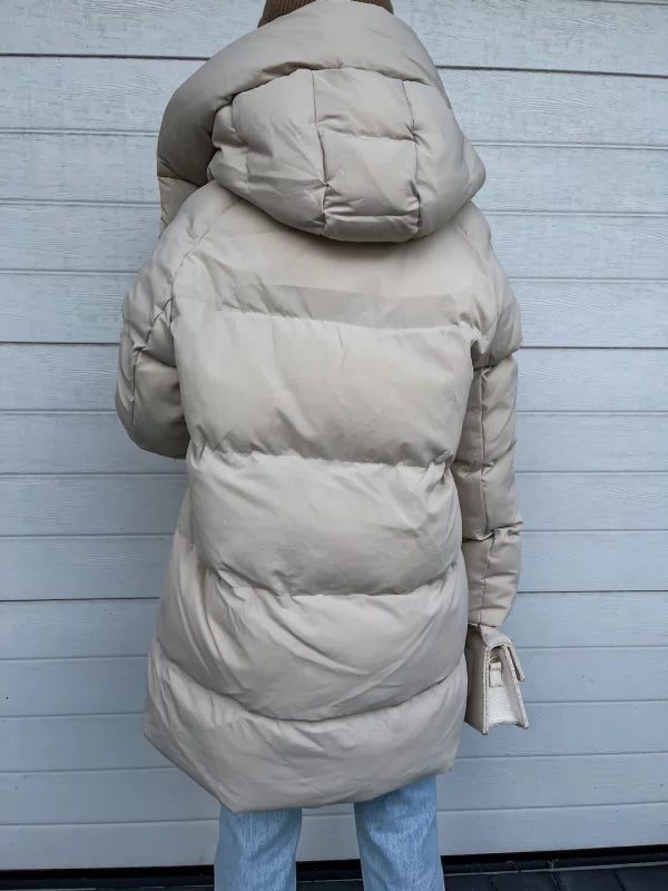 Doudoune Longue Matelassée pour Femme - View 4