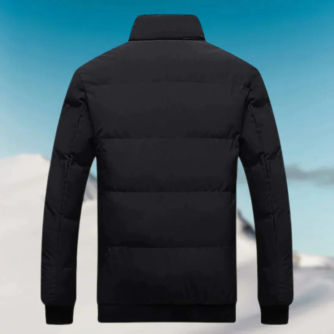Doudoune Matelassée à Col Montant pour Homme