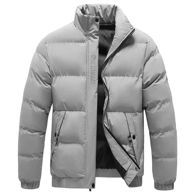 Doudoune Matelassée Zippée pour Homme - Gris