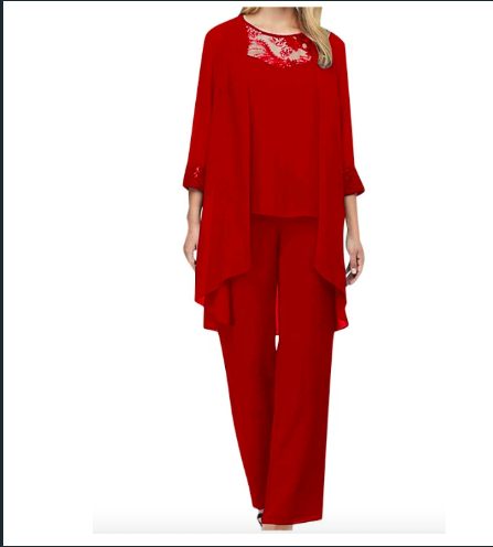 Ensemble 3 Pièces avec Veste Longue pour Femme - View 5