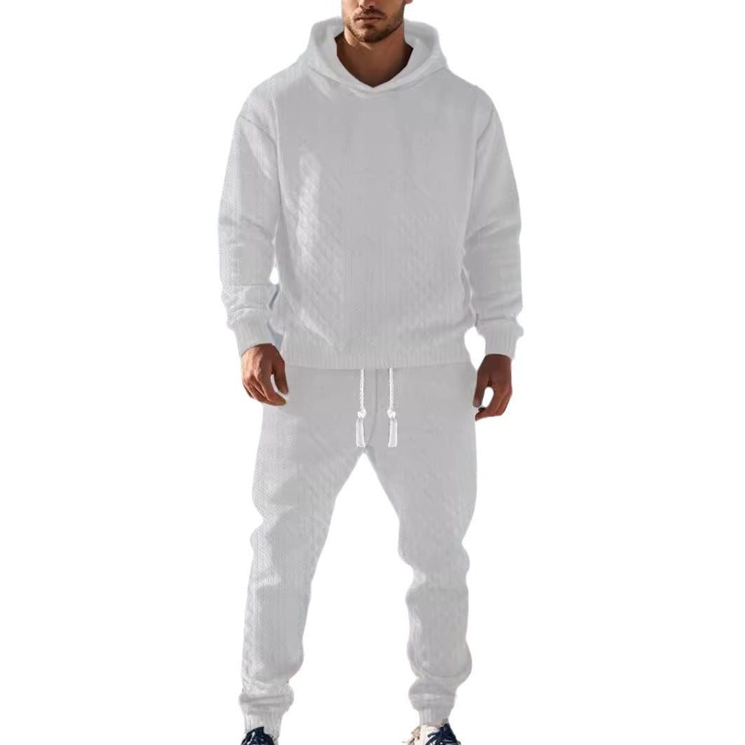 Ensemble à Capuche et Pantalon de Jogging Côtelé pour Homme - View 4