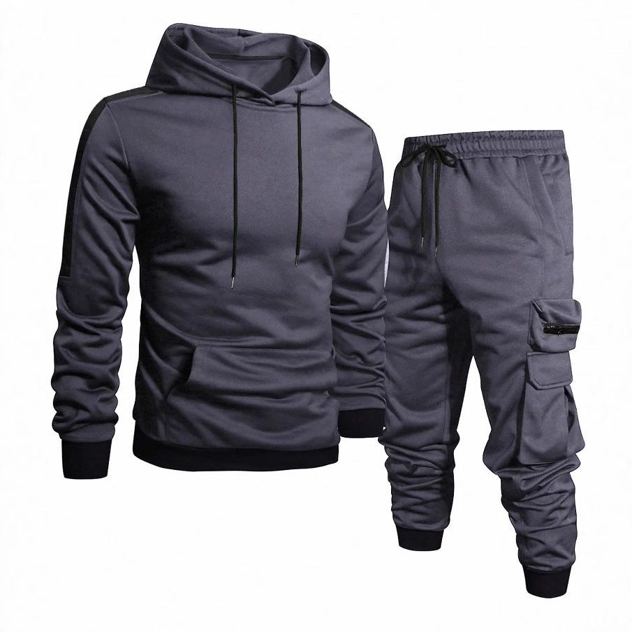 Ensemble Jogging à Capuche avec Poches pour Homme - View 3