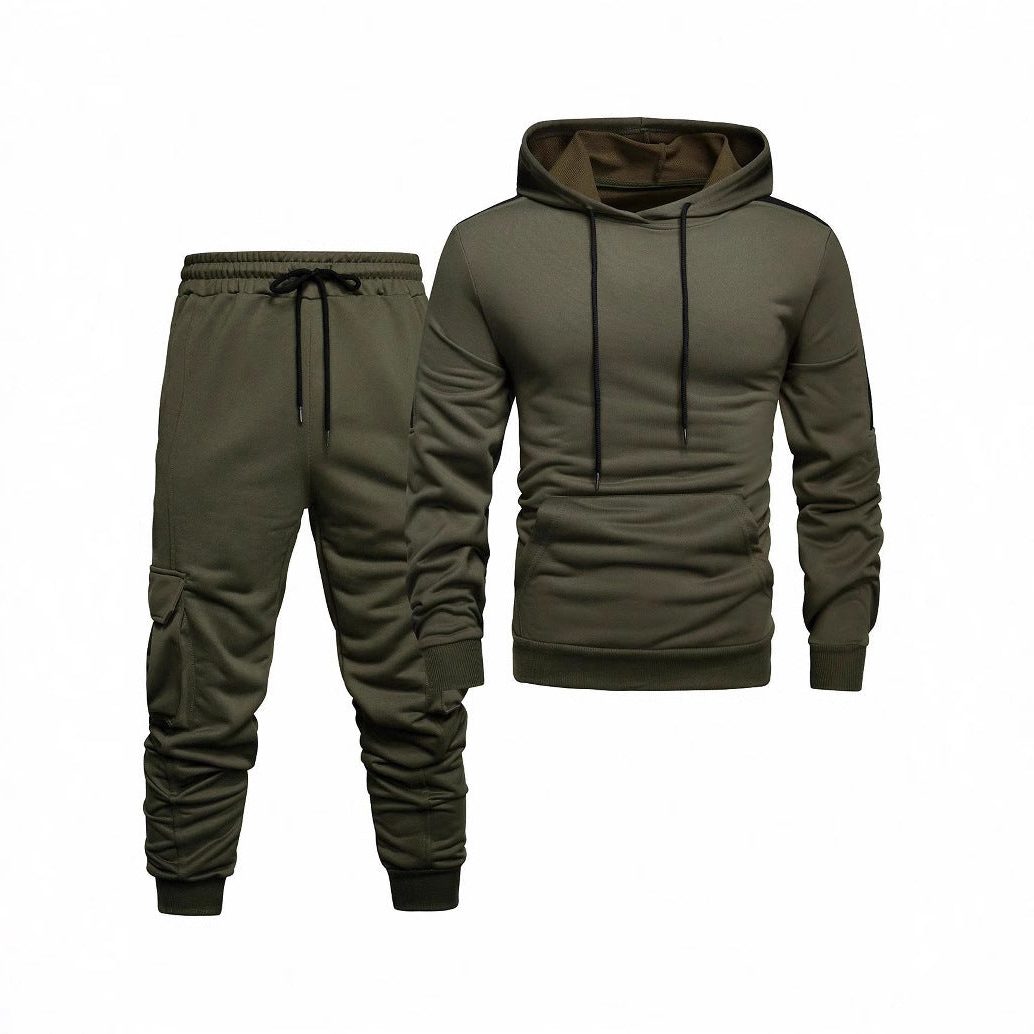 Ensemble Jogging à Capuche avec Poches pour Homme - View 4