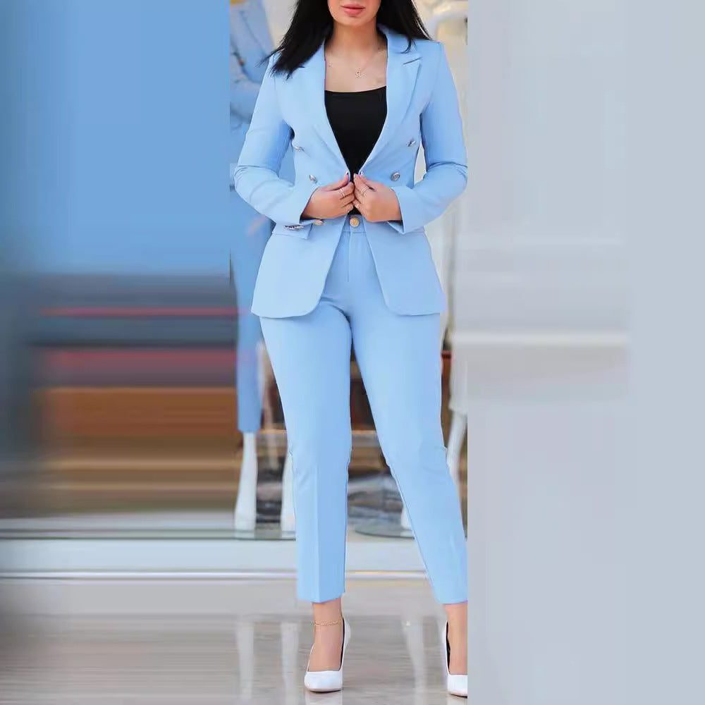 Ensemble Tailleur-Pantalon Blazer Cintrée pour Femme - View 6