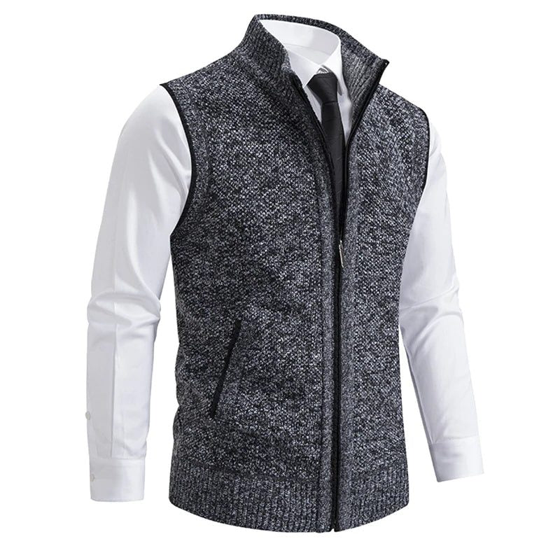 Gilet à Manches Longues pour Homme - Gris