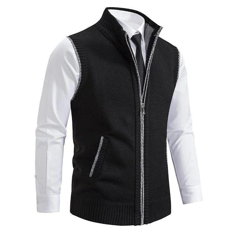 Gilet à Manches Longues pour Homme - Noir