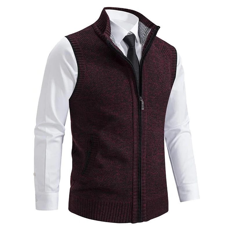 Gilet à Manches Longues pour Homme - Bordeaux
