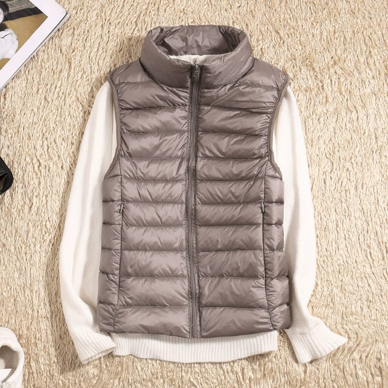 Gilet Matelassé sans Manches pour Femme