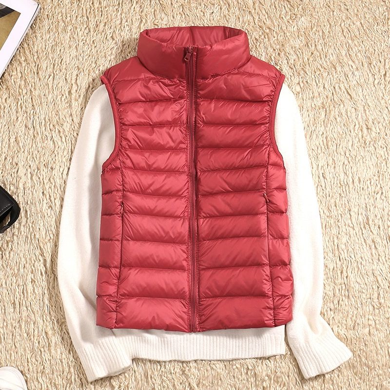 Gilet Matelassé sans Manches pour Femme