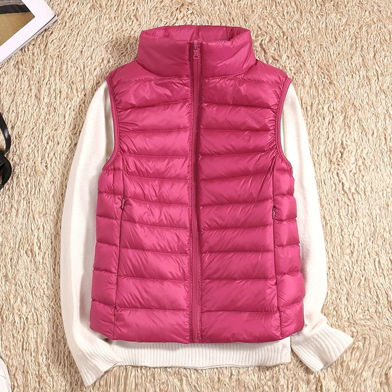 Gilet Matelassé sans Manches pour Femme