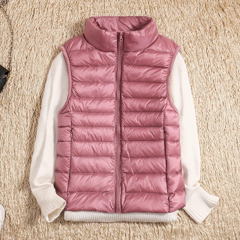 Gilet Matelassé sans Manches pour Femme