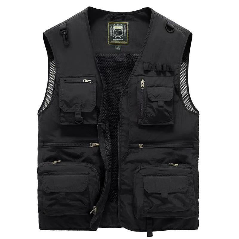 Gilet Multipoches D'Été avec Mailles pour Femme - View 8