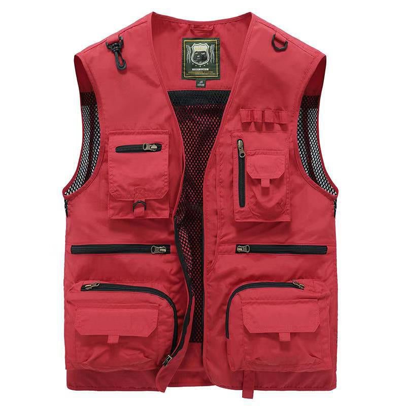 Gilet Multipoches D'Été avec Mailles pour Femme - View 9