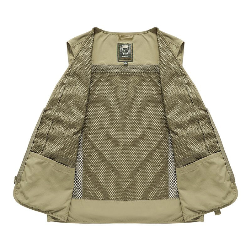 Gilet Multipoches D'Été avec Mailles pour Femme - View 10