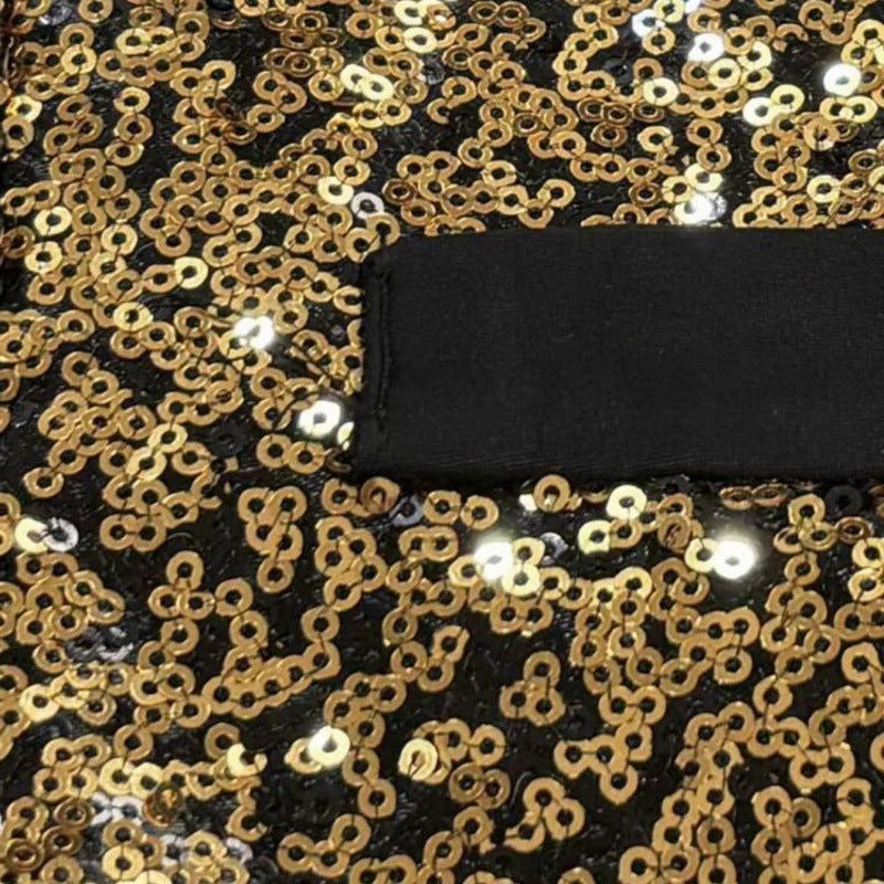 Gilet Paillettes Dégradé avec Fermeture Boutonnée pour Homme - View 4