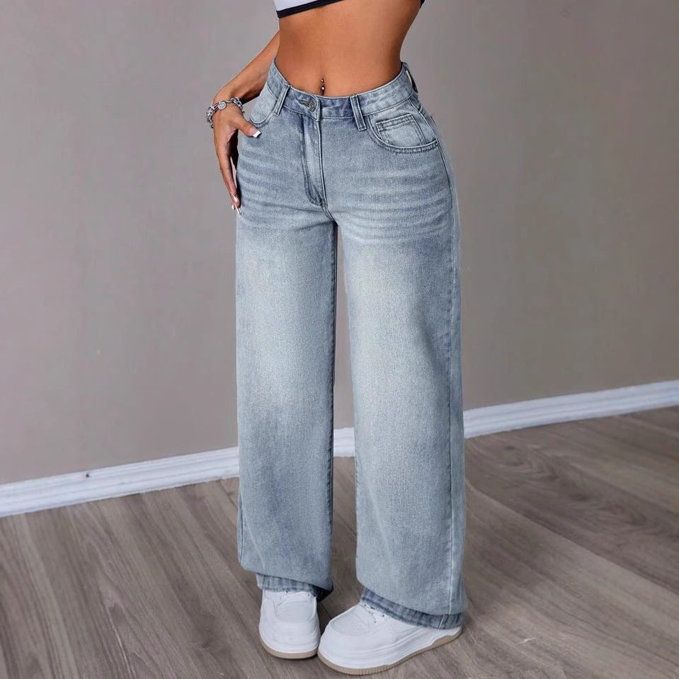 Jean Large Vintage pour Femme - View 8