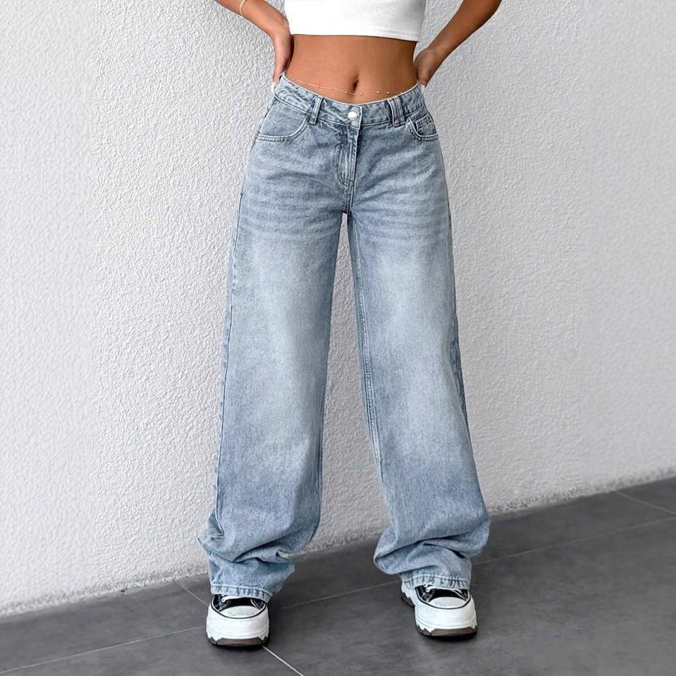 Jean Large Vintage pour Femme - View 9