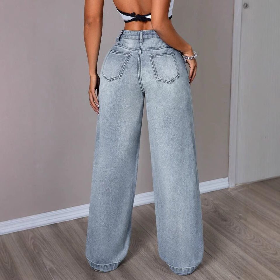 Jean Large Vintage pour Femme - View 5