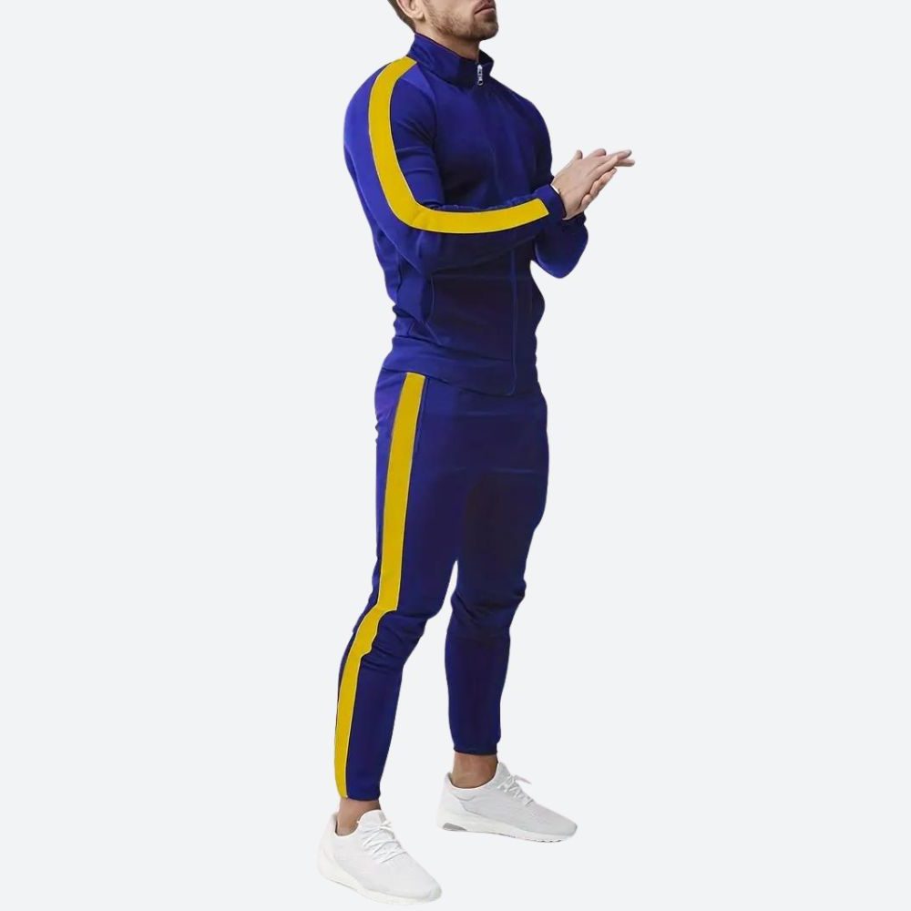 Ensemble de Jogging avec Bandes Contrastantes pour Homme
