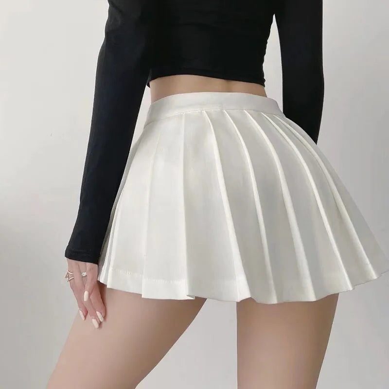 Jupe Plissée Évasée pour Femme