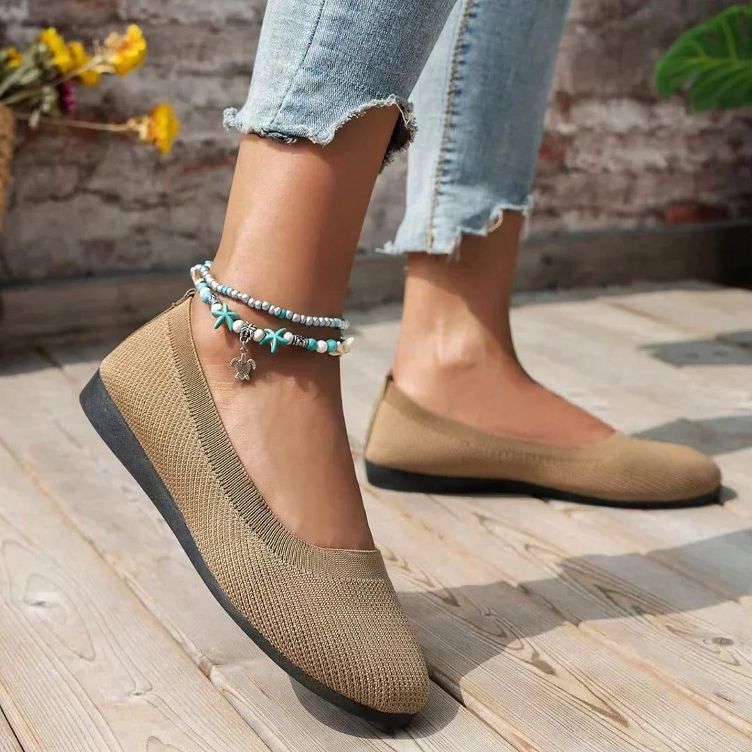 Loafers Tricotés Bout Pointu pour Femme - View 13