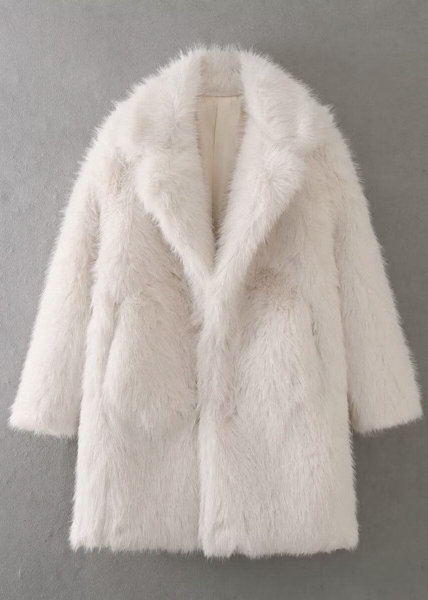 Manteau D'Hiver Oversize en Fausse Fourrure pour Femme - View 3